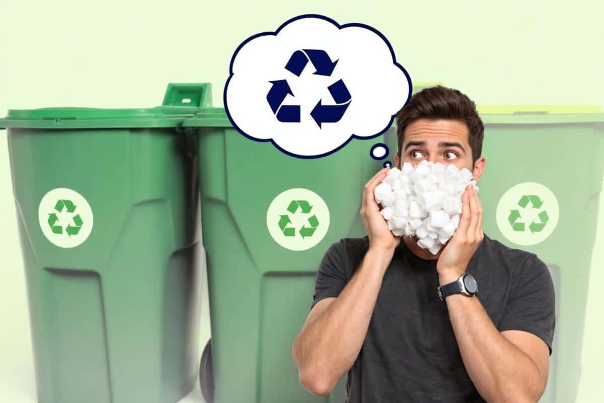 Où jeter le polystyrène ?