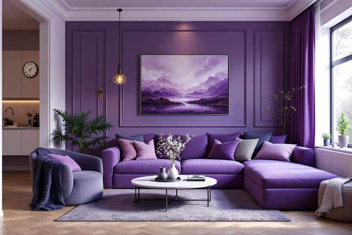 Les plus belles couleurs complémentaires du violet
