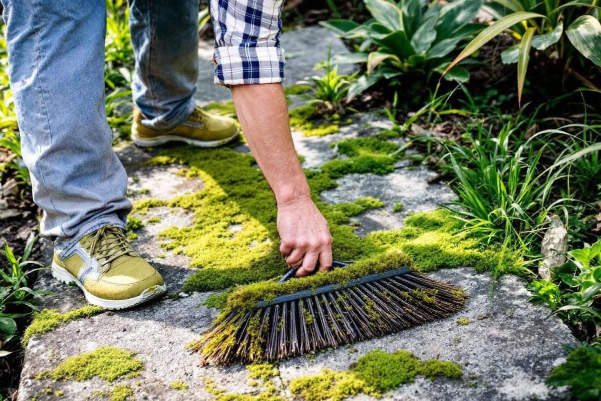 Comment enlever la mousse sur goudron avec du vinaigre blanc ?