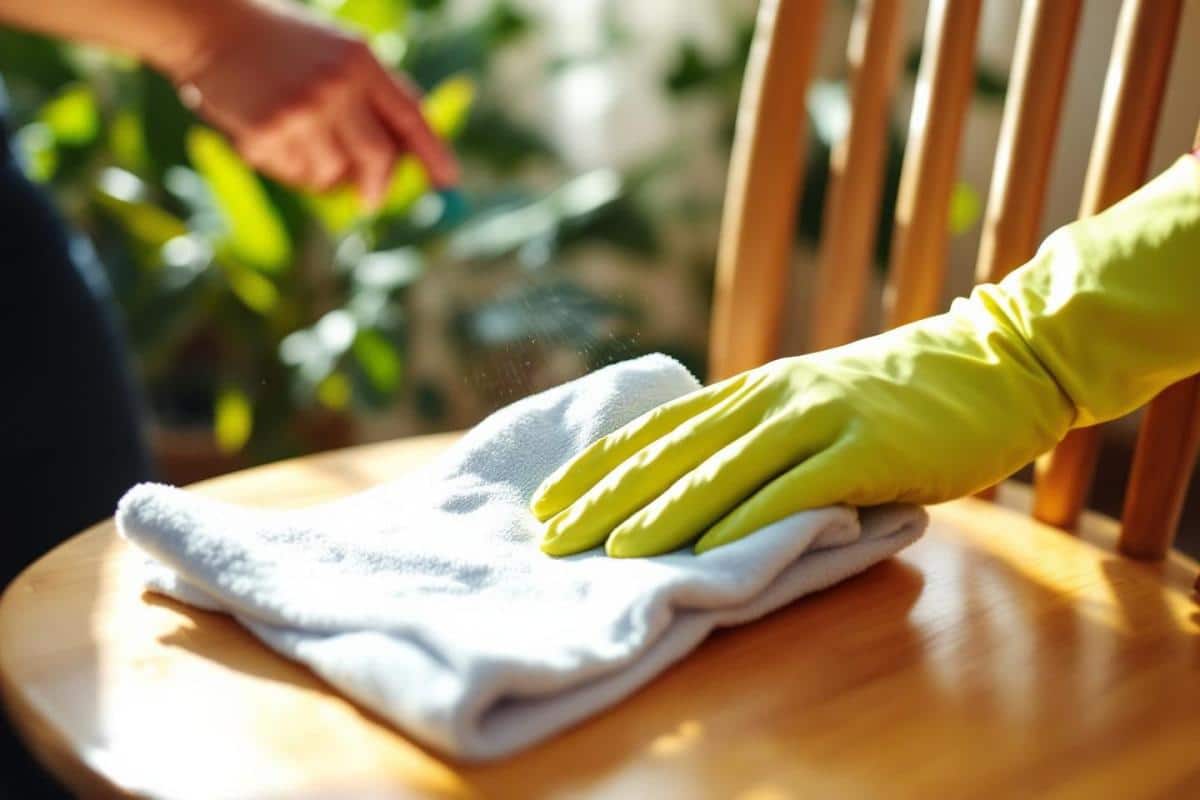 Comment nettoyer des chaises en bois vernis ?