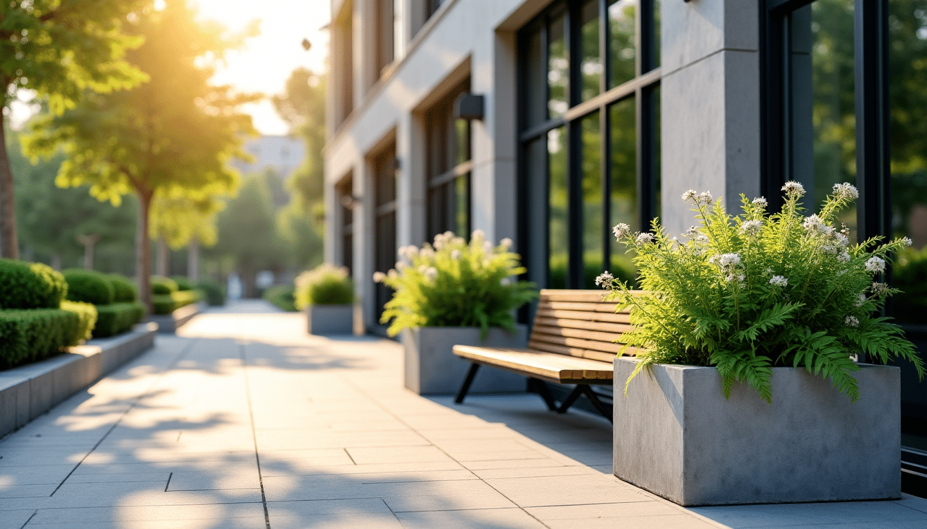 aménagement extérieur comment bien équiper l'entrée d'une copropriété